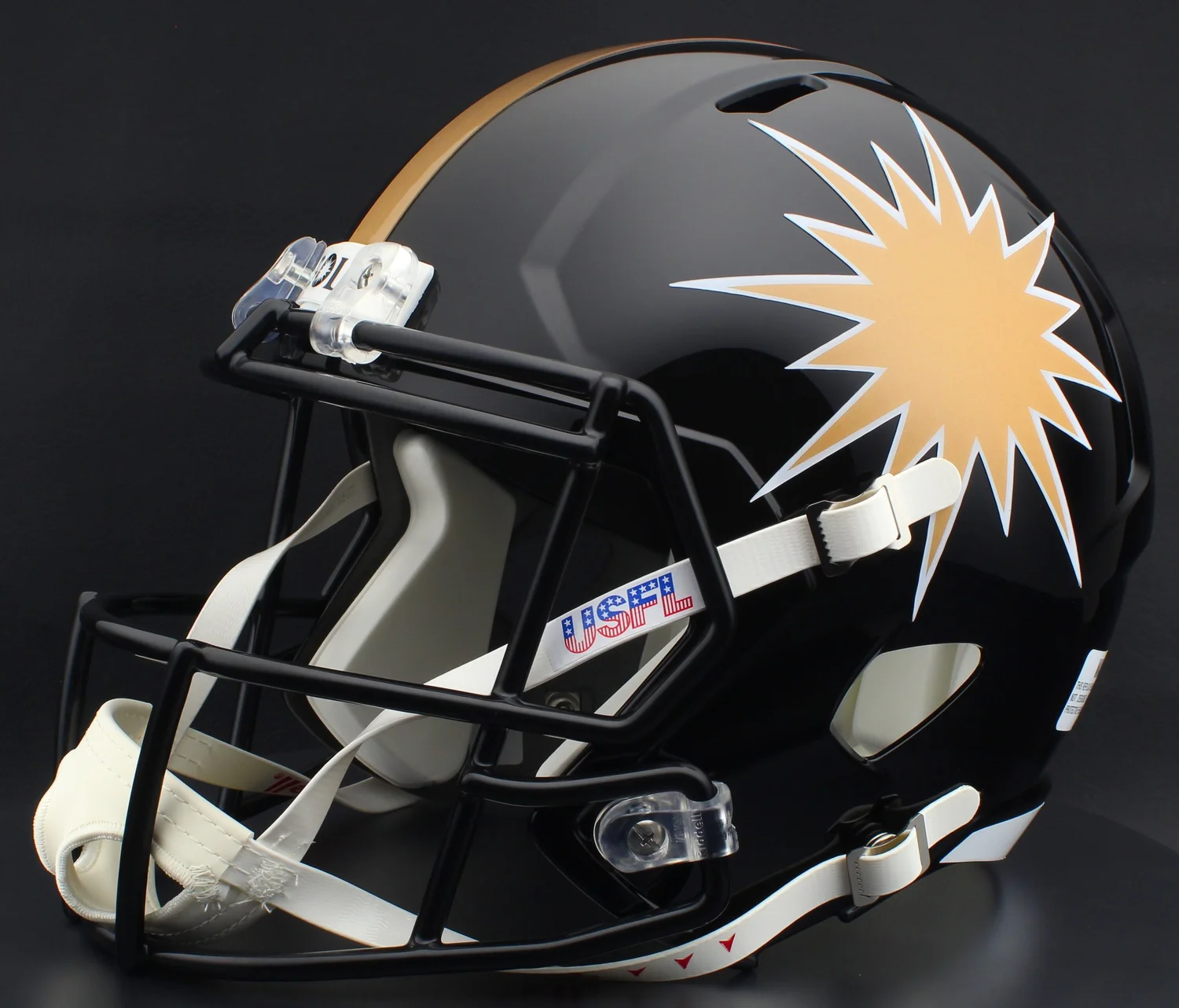 DENVER GOLD 1983-1984 USFL Riddell Speed AUTHENTIC Football Helmet